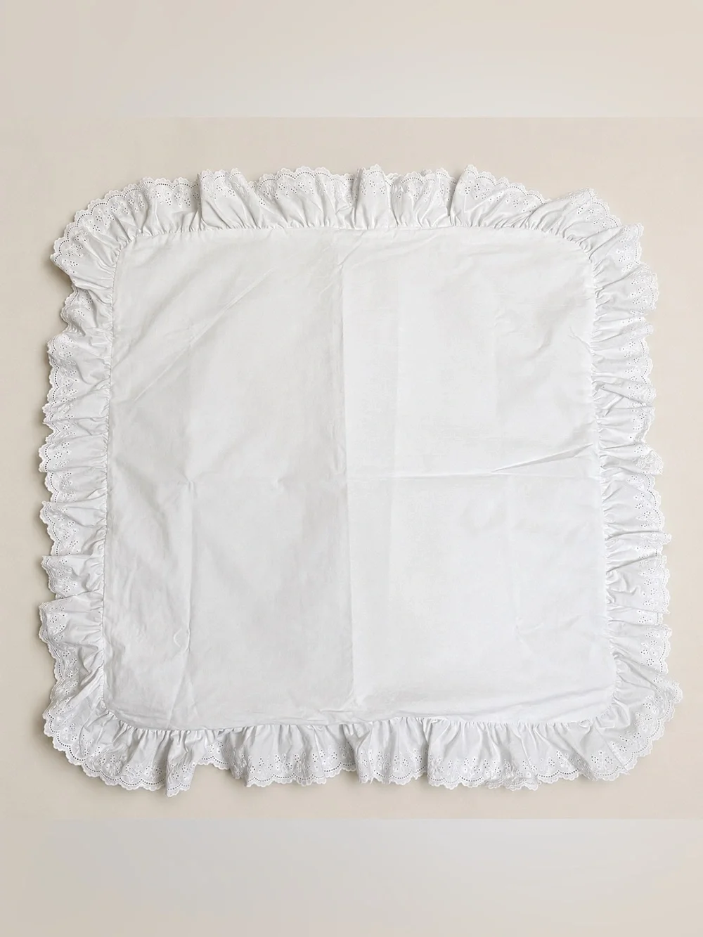 Ralph Lauren Home White Euro Pillow Sham 24.5